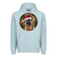 Blue Mist German Shepherd Christmas Premium Hoodie - RanaPortraitStore