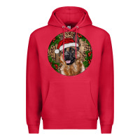 Cardinal German Shepherd Christmas Premium Hoodie - RanaPortraitStore