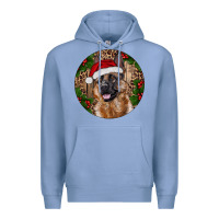 Colony Blue German Shepherd Christmas Premium Hoodie - RanaPortraitStore