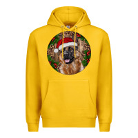 Lemon German Shepherd Christmas Premium Hoodie - RanaPortraitStore