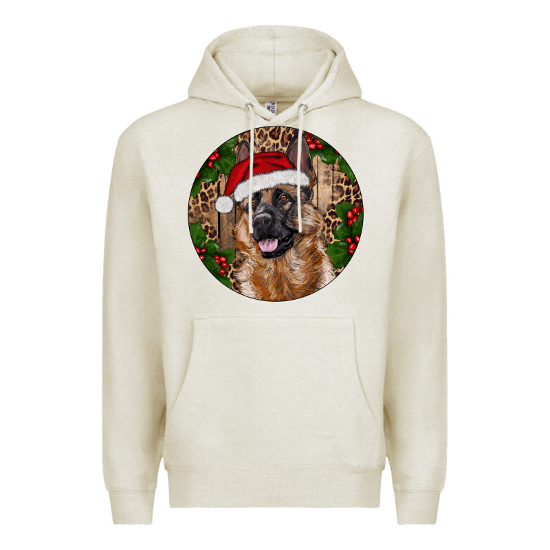 German Shepherd Christmas Premium Hoodie by RanaPortraitStore | Teevron