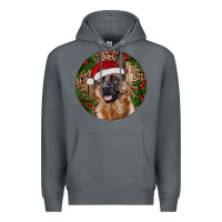 Rock German Shepherd Christmas Premium Hoodie - RanaPortraitStore