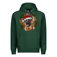Sports Green German Shepherd Christmas Premium Hoodie - RanaPortraitStore