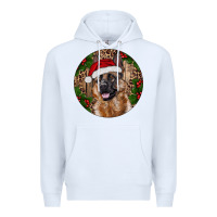 White German Shepherd Christmas Premium Hoodie - RanaPortraitStore