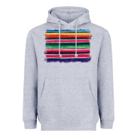 Heather Grey serape Heavyweight Hoodie - BarkalooDesign