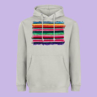 Serape Heavyweight Hoodie Designed By Barkaloodesign