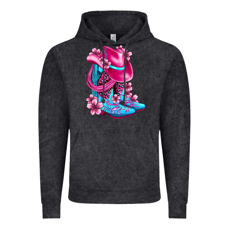 Valentine Cowboy Boots And Hat Olivia Vintage Hoodie by OliviaCreatesArt | Teevron