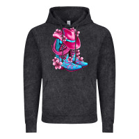 Vintage Black valentine cowboy boots and hat olivia Vintage Hoodie - OliviaCreatesArt