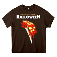 Chocolate Brown Halloween 1978 Original Graphic Heavy Core Tee - longCreatives