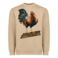 Mushroom american game rooster standing Heavyweight Sweatshirt - LillyAllenDesigns