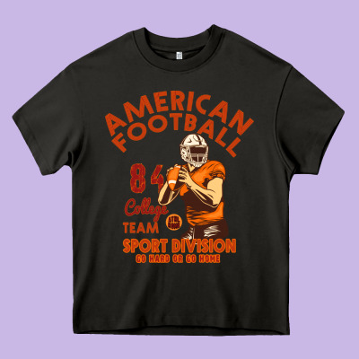 American Football Heavy Core Tee Designed By Bettercallsaul