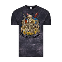 Cloud Black freedom rocks Vintage Tee - CowGirlArtShop