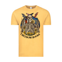 Vintage Mustard freedom rocks Vintage Tee - CowGirlArtShop
