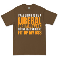 Cacao i was going to be a liberal for halloween but my head Premium Tee - longCreatives