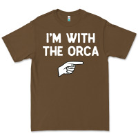 Im With The Orca Costume Halloween Matching Party Premium Tee | Teevron