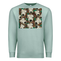Seafoam white Scottish calf Premium Sweatshirt - BarkalooDesign