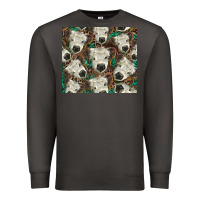 Smoke white Scottish calf Premium Sweatshirt - BarkalooDesign