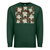 Sports Green white Scottish calf Premium Sweatshirt - BarkalooDesign