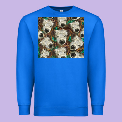 White Scottish Calf Premium Sweatshirt Designed By Barkaloodesign