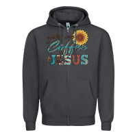Smoke give me coffee and jesus Zipper Hoodie - Artiststas