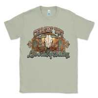 Matcha Chasin you like a shot of whiskey bull skull Classic Tee - HowdyJamesFarm