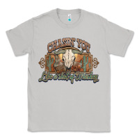 Moon Dust Chasin you like a shot of whiskey bull skull Classic Tee - HowdyJamesFarm