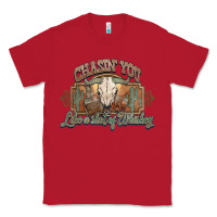 Red Chasin you like a shot of whiskey bull skull Classic Tee - HowdyJamesFarm