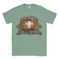 Sage Chasin you like a shot of whiskey bull skull Classic Tee - HowdyJamesFarm