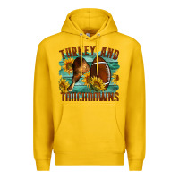 Lemon Turkey And Touchdowns Premium Hoodie - LillyAllenDesigns