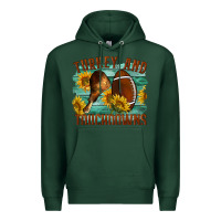 Sports Green Turkey And Touchdowns Premium Hoodie - LillyAllenDesigns