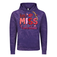 Cloud Purple little miss valentine Vintage Hoodie - OliviaCreatesArt