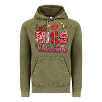 Vintage Olive little miss valentine Vintage Hoodie - OliviaCreatesArt