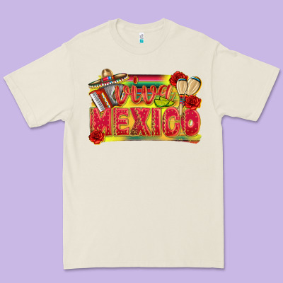 Viva Mexico Premium Tee Designed By Texasbilliewilder