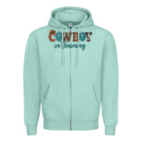Seafoam cowboy in training Zipper Hoodie - Artiststas