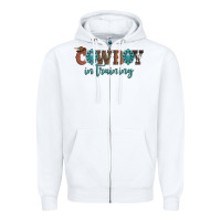 White cowboy in training Zipper Hoodie - Artiststas