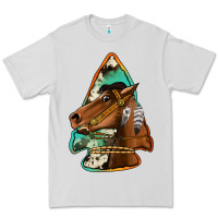 Dove Grey horse arrowhead Premium Tee - Jasminsmagicworld