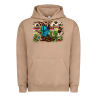 Pigment Burro cactus boot background Urban Hoodie - AdoDesignShop