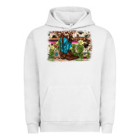 Pigment Lunar Rock cactus boot background Urban Hoodie - AdoDesignShop