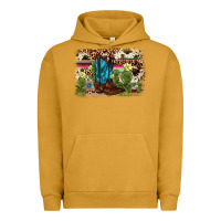 Pigment Peanut Butter cactus boot background Urban Hoodie - AdoDesignShop