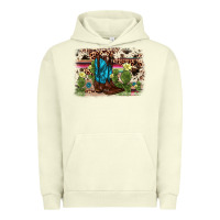 Pigment Pistachio cactus boot background Urban Hoodie - AdoDesignShop