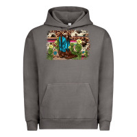 Pigment Tornado cactus boot background Urban Hoodie - AdoDesignShop