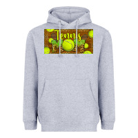 Heather Grey tennis mom license plate Heavyweight Hoodie - BarkalooDesign