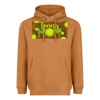 Tennis Mom License Plate Heavyweight Hoodie | Teevron