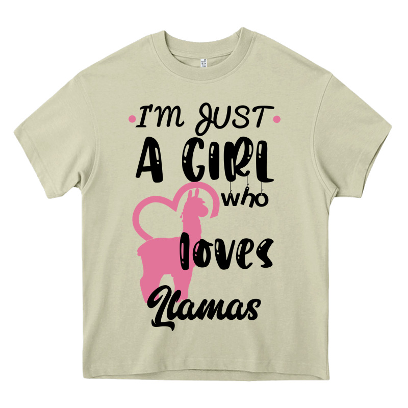 Just A Girl Who Loves Llamas I Love Llamas Heavy Core Tee by Bettercallsaul | Teevron