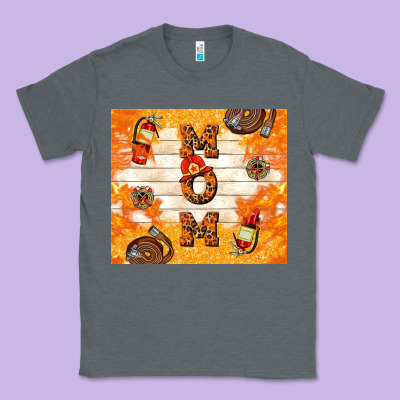 Fireman Mom Mother's Day Classic Tee Designed By Tumblerdesignbyshophia