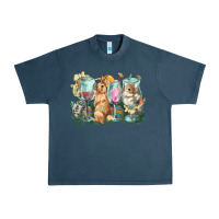 Easter Day Wine Glasses Bunny Urban Heavy Tee | Teevron
