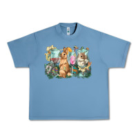 Pebble Blue Easter Day wine glasses bunny Urban Heavy Tee - HowdyJamesFarm