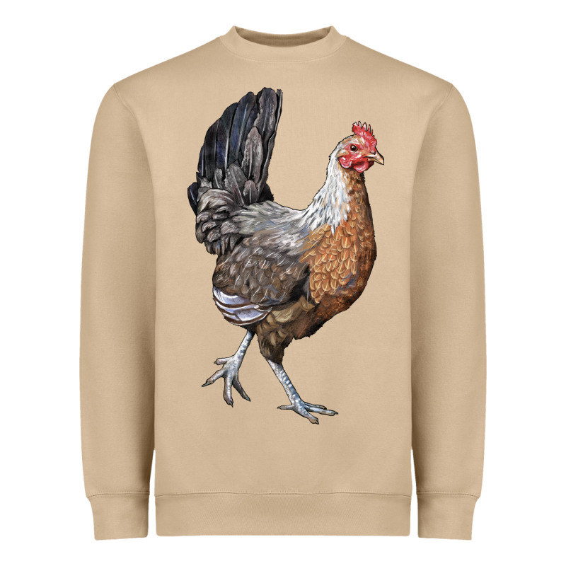 American Game Chicken Heavyweight Sweatshirt by LillyAllenDesigns | Teevron