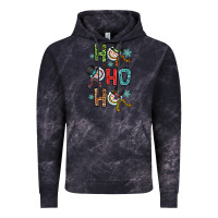 Cloud Black ho ho ho Vintage Hoodie - OliviaCreatesArt