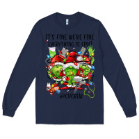Navy a progressive care unit nurse or pcu nurse Long Sleeve Tee - FaDigitalArtStudio